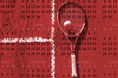 calendário do tênis - confira a programação do tênis, de janeiro a dezembro